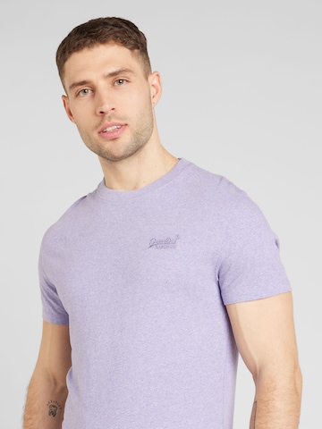 purpurinė Superdry Marškinėliai