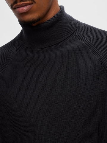 SELECTED HOMME Pullover 'MATTIS' in Blau