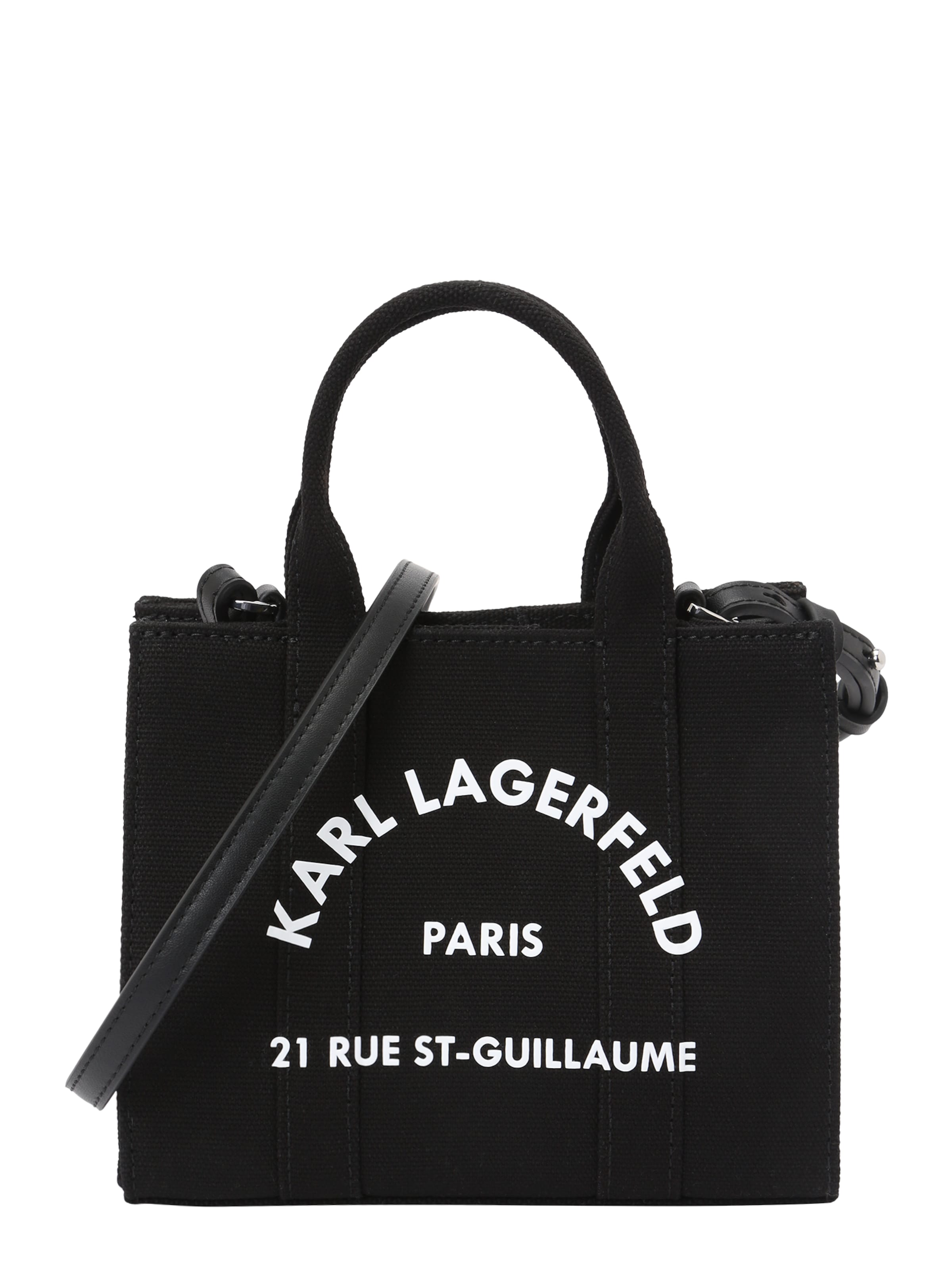 Karl Lagerfeld Håndtaske 'Rue St-Guillaume' i sort: forside