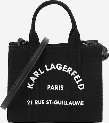 Karl Lagerfeld Käsilaukku 'Rue St-Guillaume' värissä musta: etupuoli