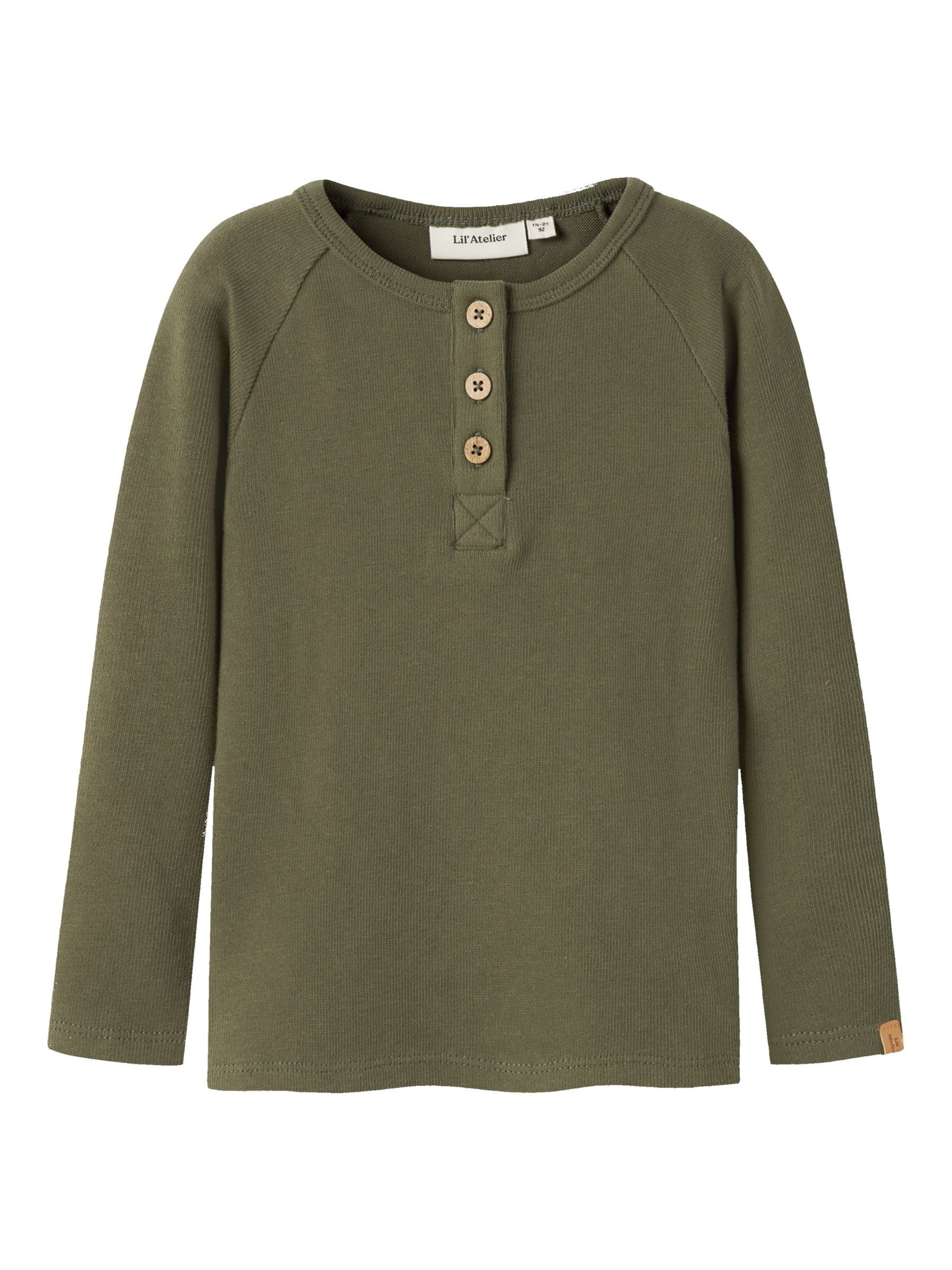Lil'Atelier - Camiseta en verde: frente