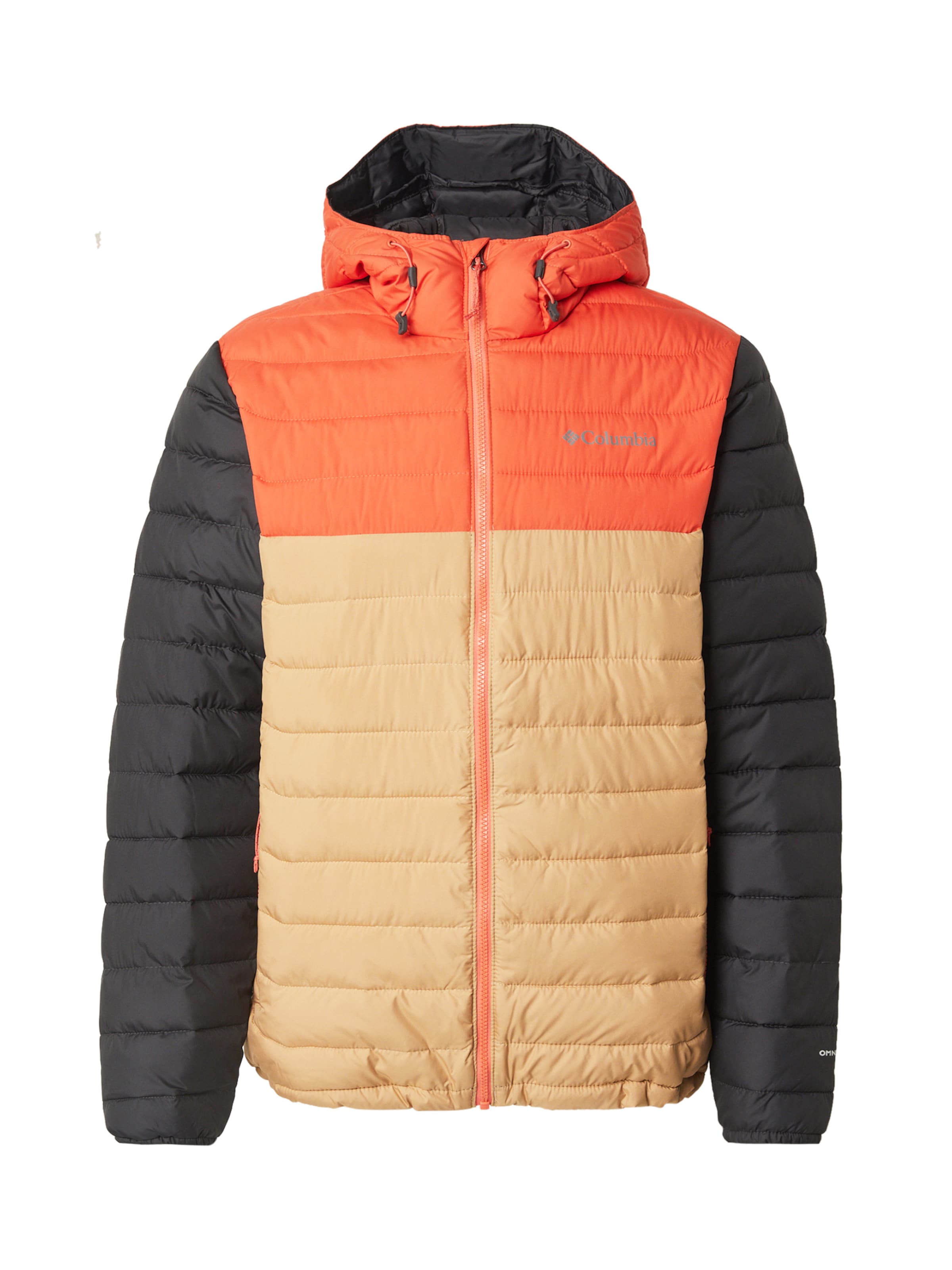 Geacă outdoor 'Powder Lite II' de la COLUMBIA pe bej: față