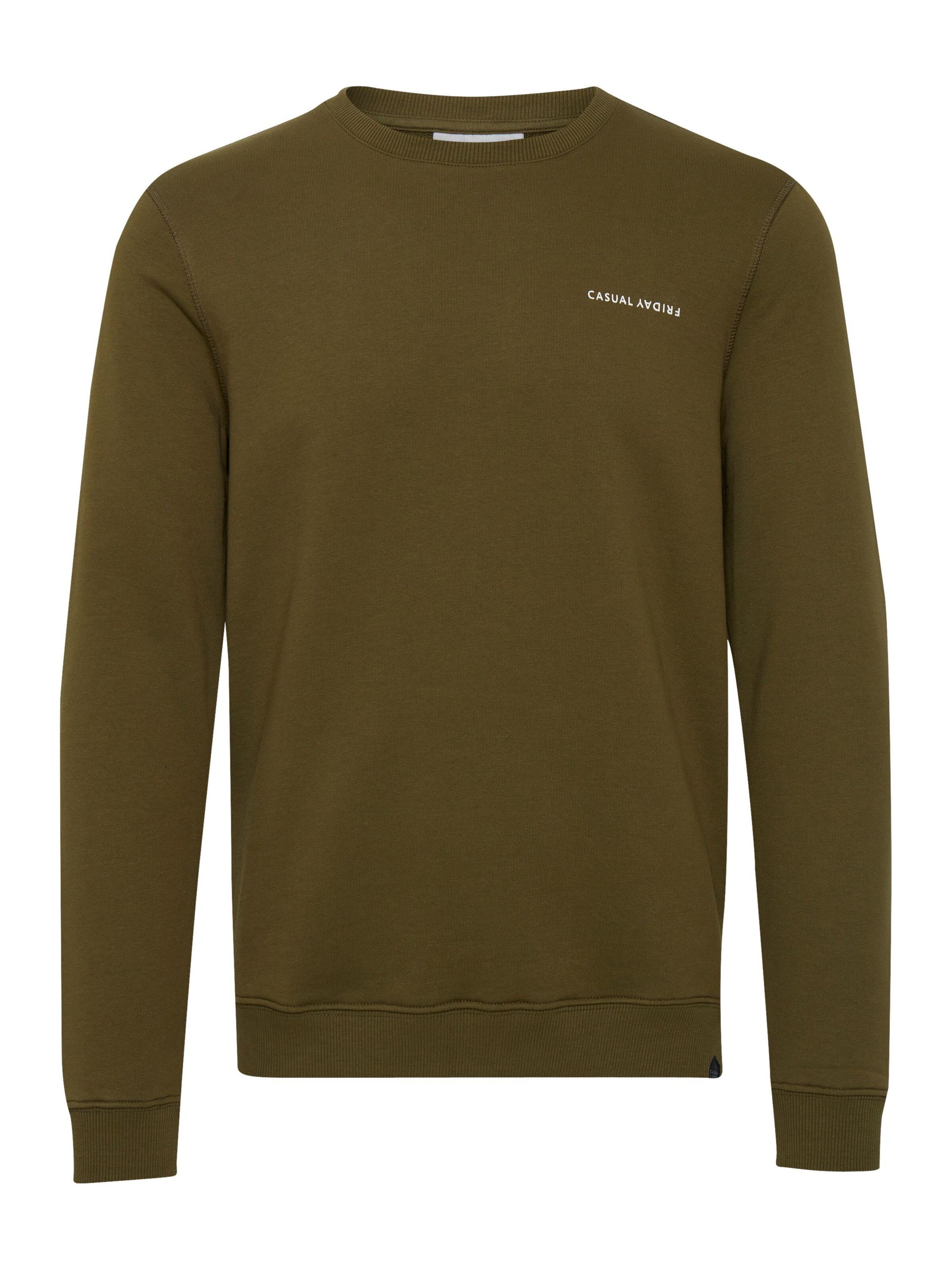 Casual Friday Sweatshirt 'CFSeverin' in Groen: voorkant