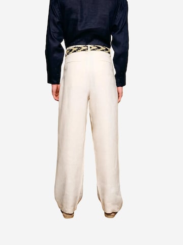 Loosefit Pantaloni con pieghe di Giesto in beige