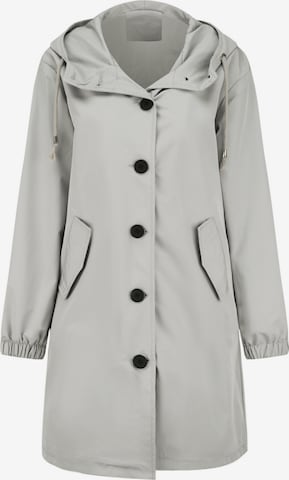 Youthup Between-Seasons Coat in Grey: front
