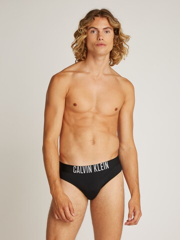 Maillot de bain Calvin Klein Swimwear en noir : devant