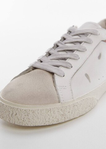 MANGO Sneakers 'Vir' in White