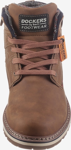 Dockers by Gerli - Botas com atacadores em castanho