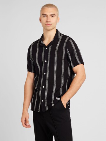 HOLLISTER Regular Fit Hemd in Schwarz