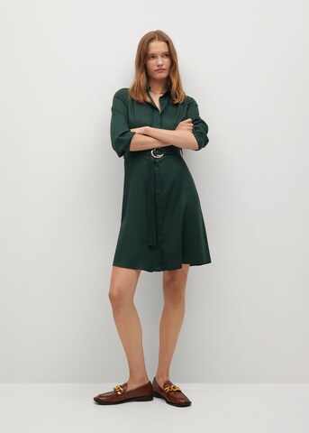 MANGO Shirt Dress 'Cros' in Green