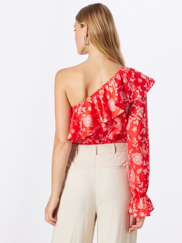 In The Style - Blusa body 'JAC JOSSA' em vermelho