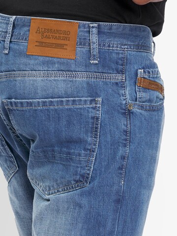 Alessandro Salvarini Loosefit Jeans in Blauw