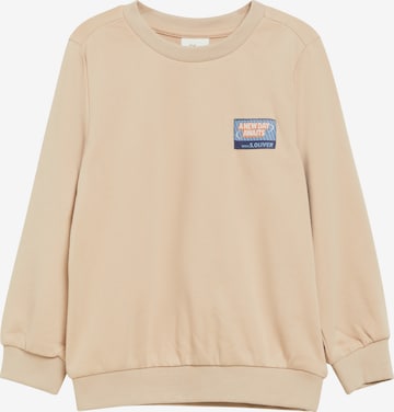 Sweat s.Oliver en beige : devant