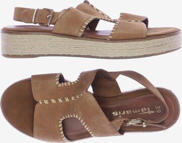 TAMARIS Sandalen 39 in Braun: predná strana