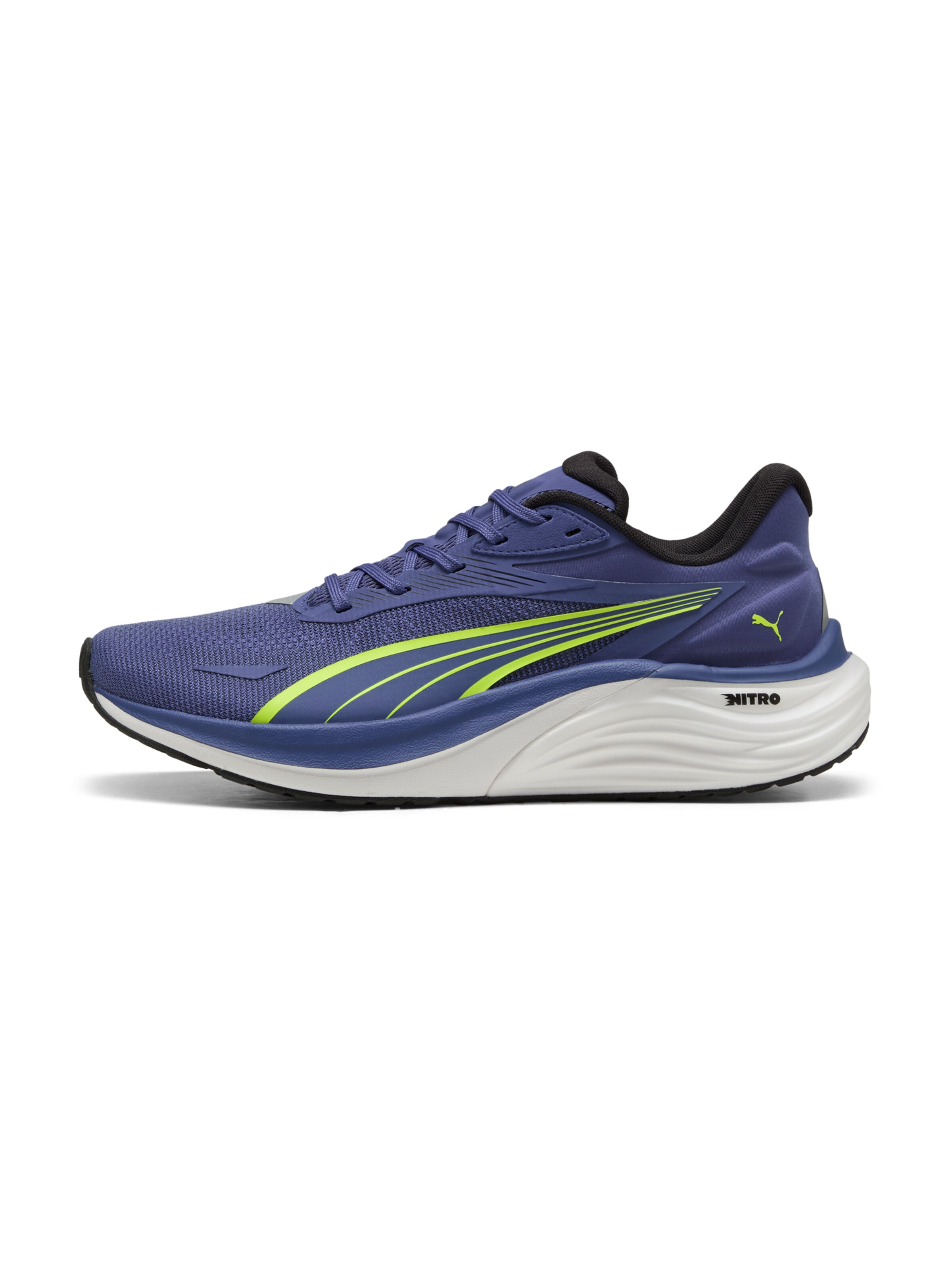 Chaussure de course 'Electrify Nitro 4' PUMA en bleu : devant