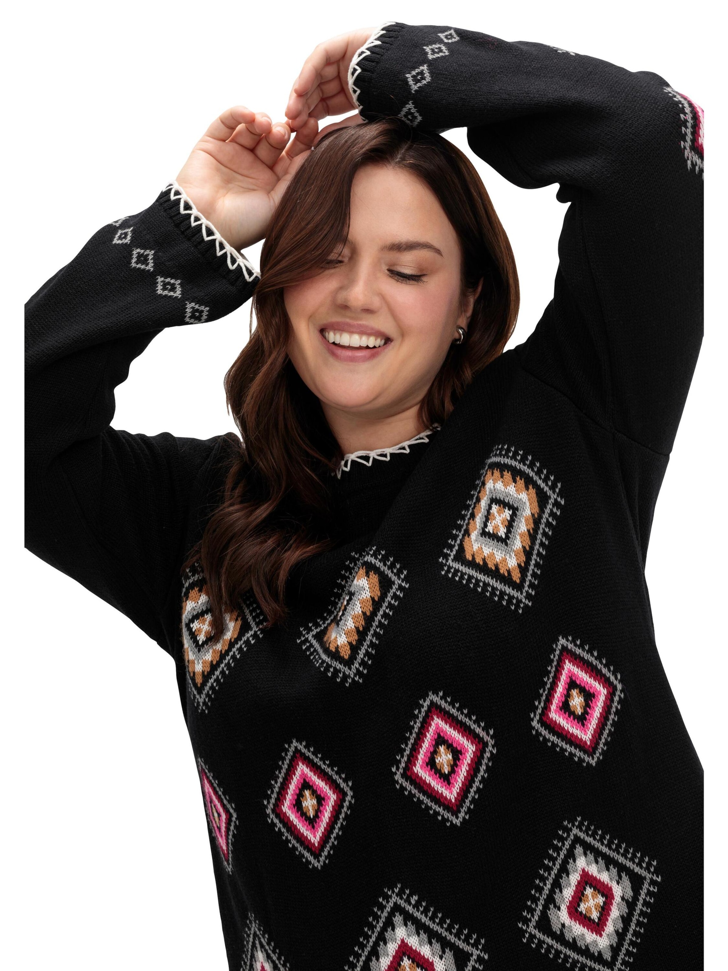 Pull-over SHEEGO en noir