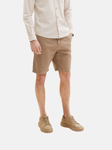 TOM TAILOR Regular Chino trousers in Beige