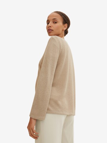 TOM TAILOR Knit Cardigan in Beige