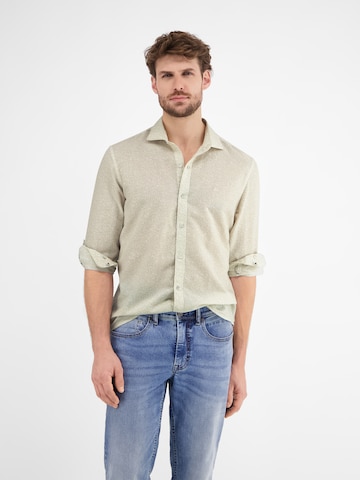 LERROS Comfort fit Button Up Shirt in Green
