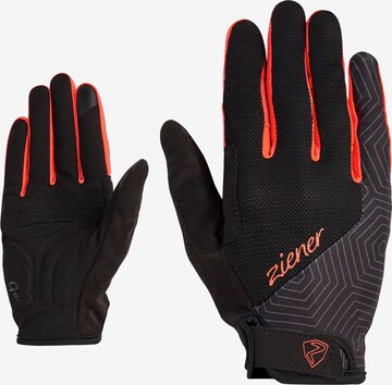 ZIENER Fahrrad-Handschuhe 'CEDA TOUCH LONG' in Orange: predná strana