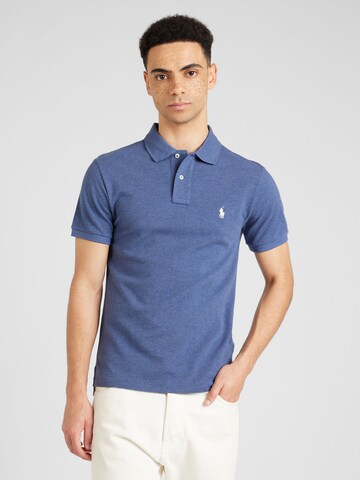 Polo Ralph Lauren Klasický střih Tričko – modrá: přední strana