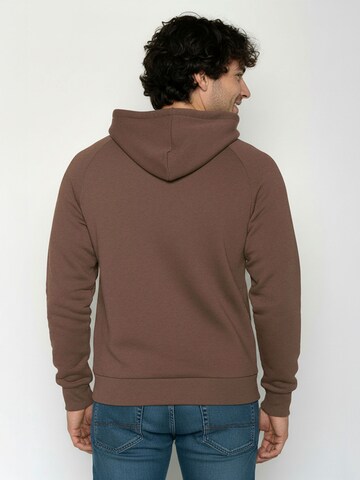 GREENBOMB Sweatshirt ' Trek Bike Square ' in Brown