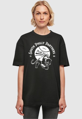 Merchcode Shirt 'Park Fields - South Philly Panthers' in Black: front