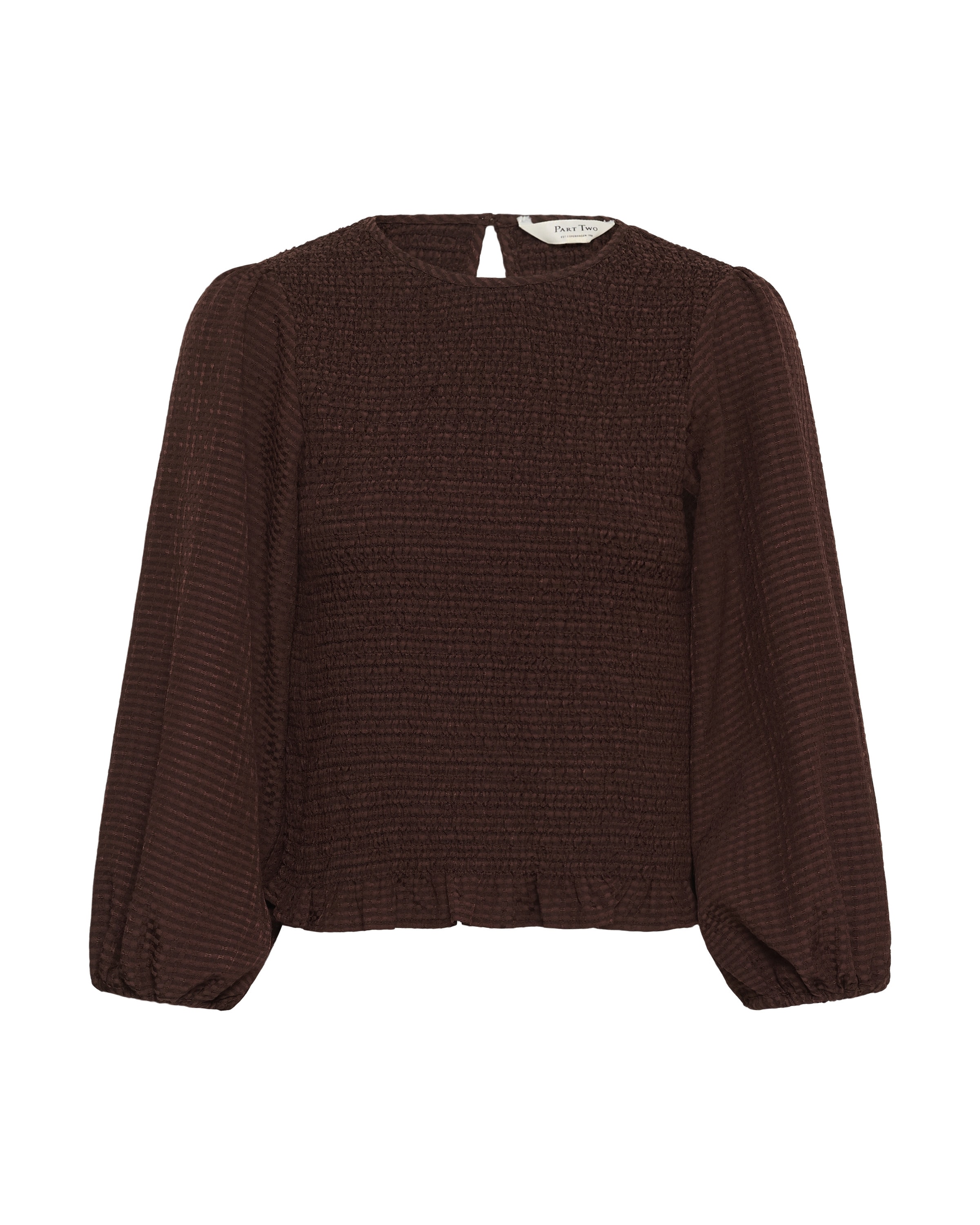 Part Two Bluse 'Chikas' in Braun: Vorderseite