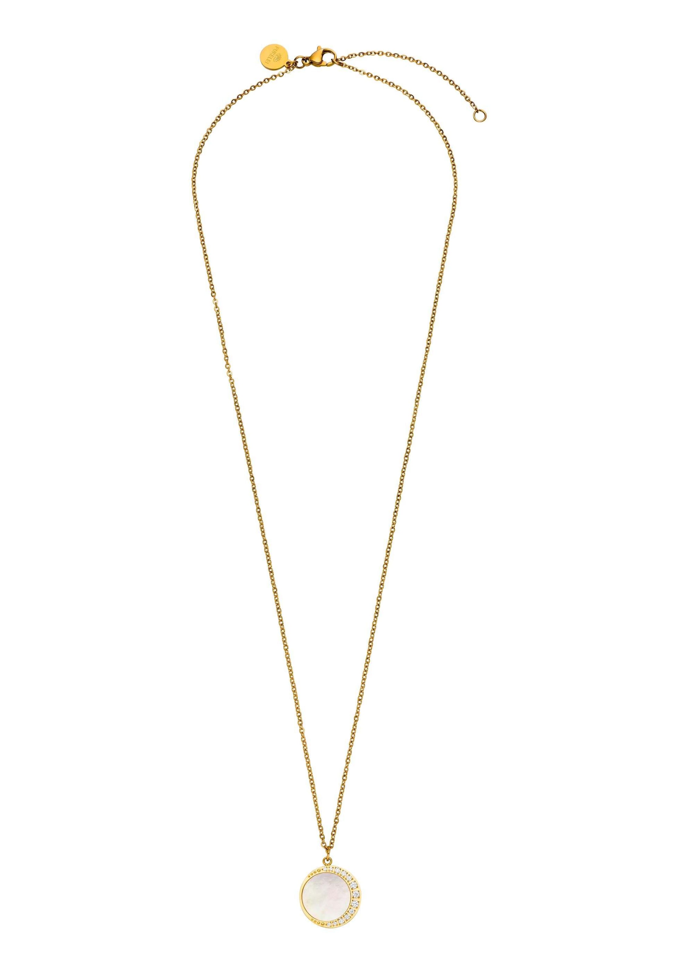 PURELEI Cadena 'Shining Moon' en 50 - 55cm en oro, Vista del producto