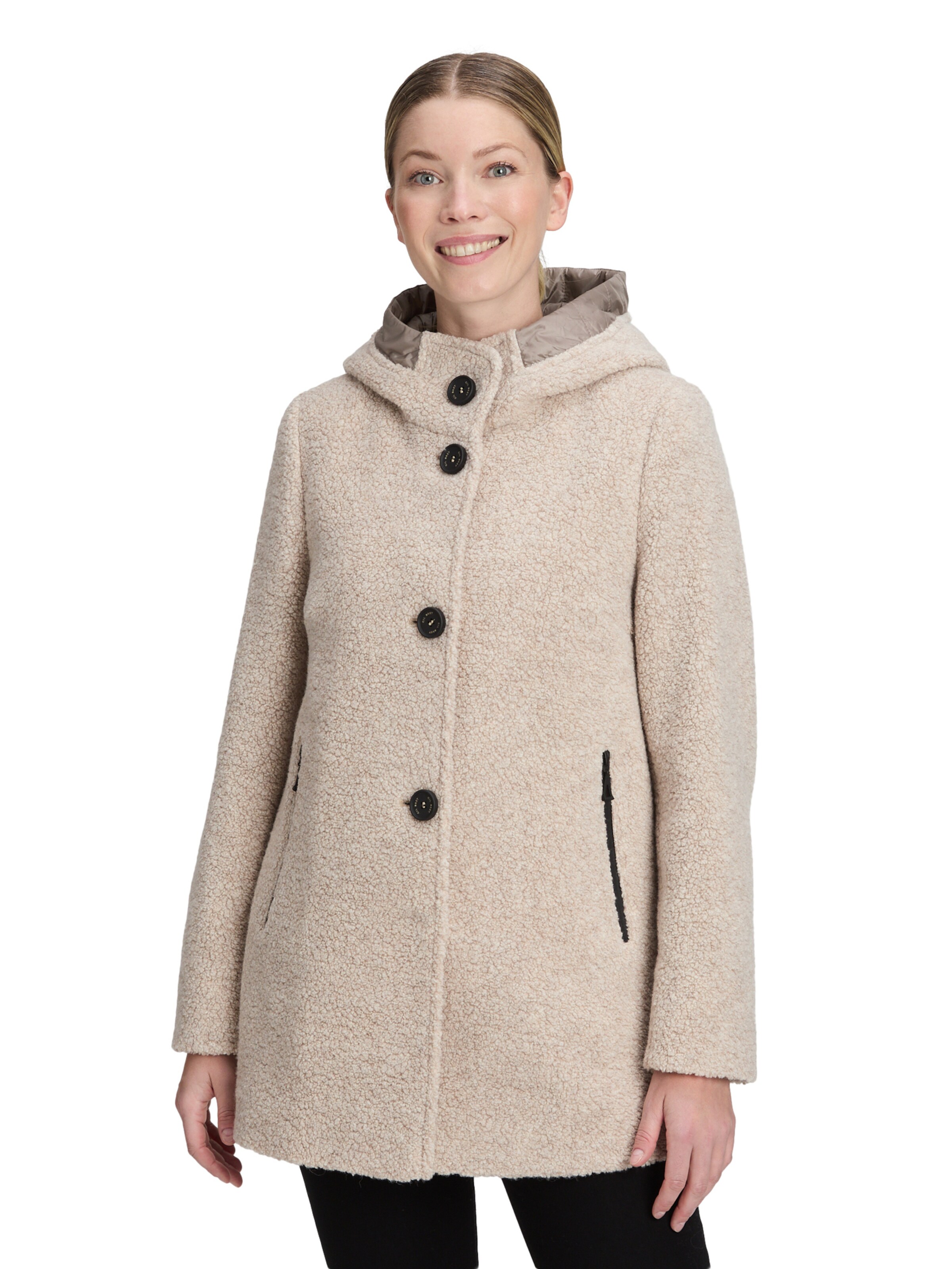 GIL BRET Kevad-sügismantel, värv beež: eest vaates