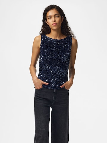 PIECES Top 'PCKAMMY' in Blue