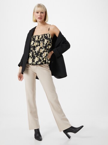 Free People Top 'Hot Take' w kolorze czarny