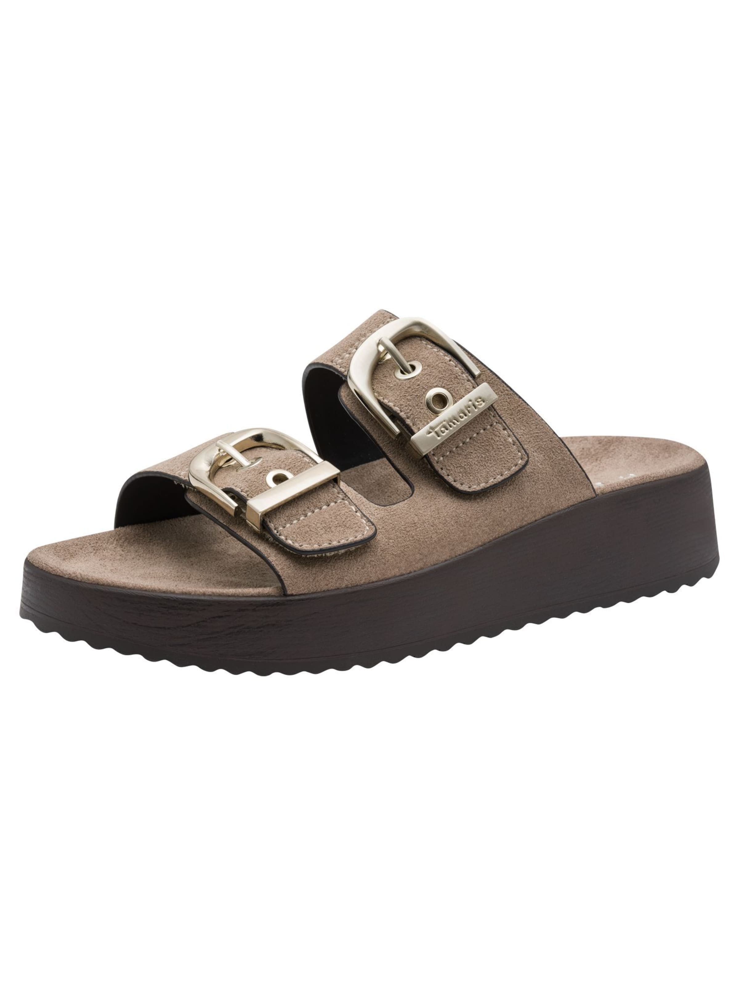 Tamaris Muiltjes in Beige: voorkant