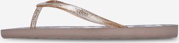 ROXY Sandale 'Viva Sparkle' in Braun: Vorderseite