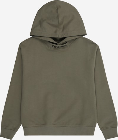 Calvin Klein Jeans Sportisks džemperis, krāsa - haki / melns, Preces skats