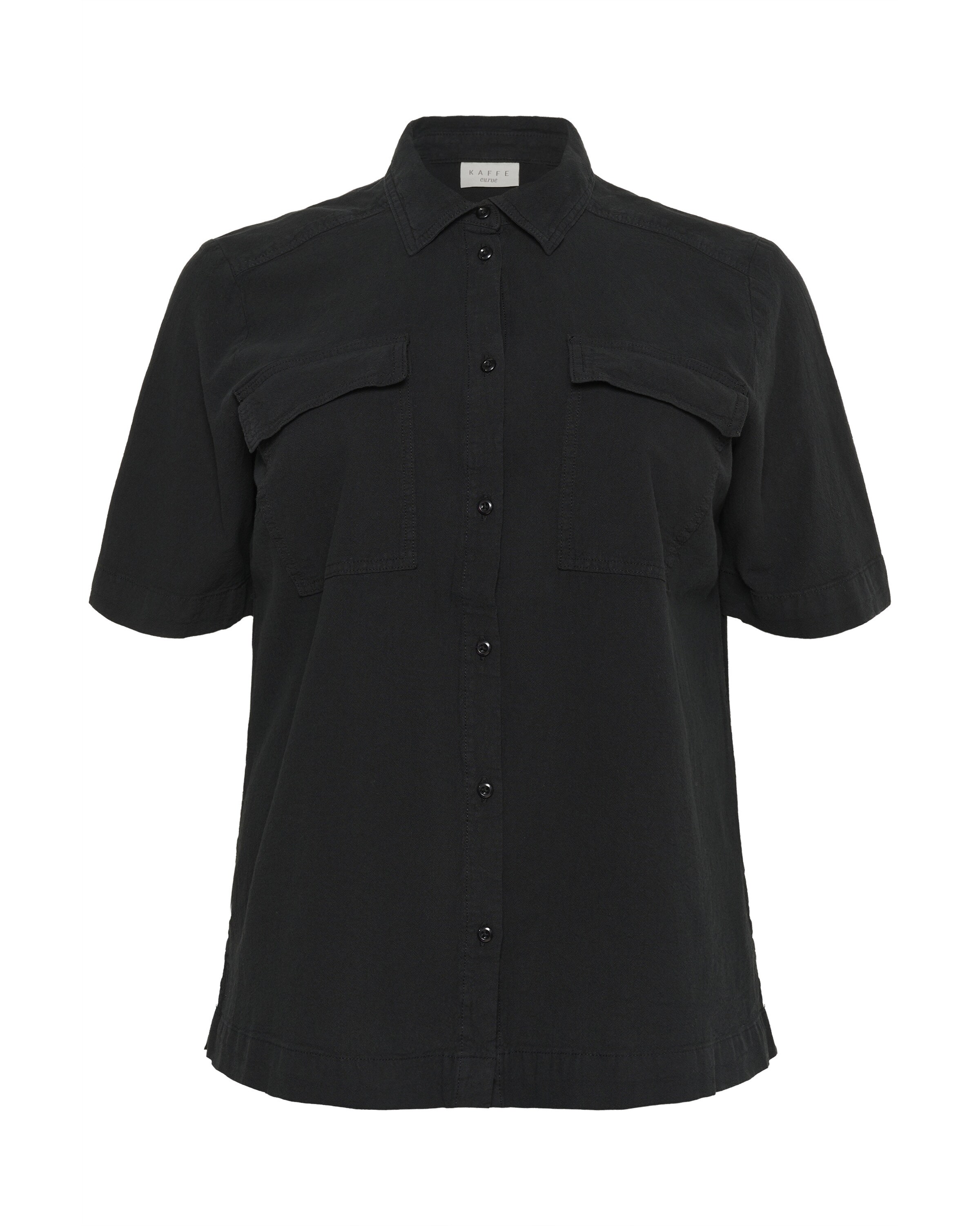 KAFFE CURVE - Blusa 'KCNana Liah' em preto: frente