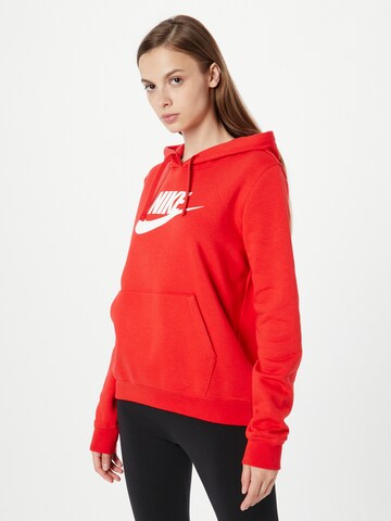 Nike Sportswear Mikina – červená: přední strana