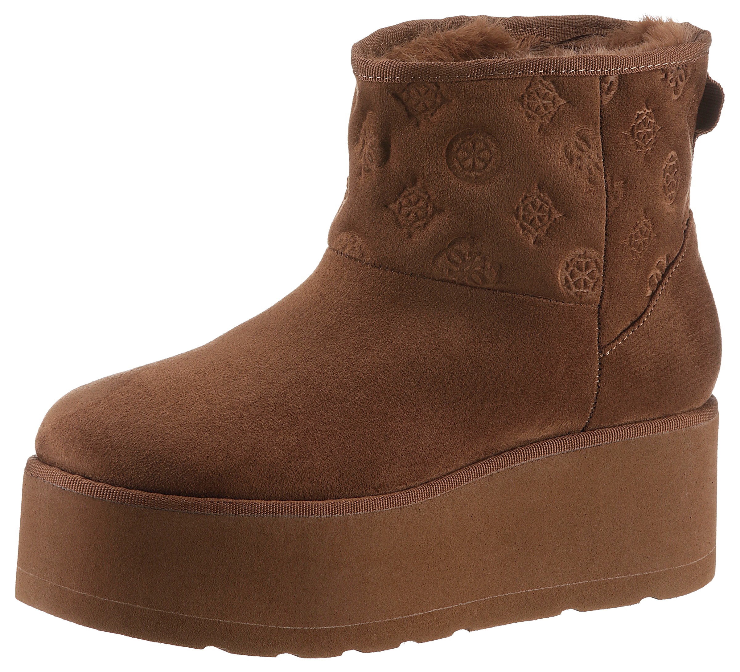 GUESS Ankle Boots in Cognac ABOUT YOU