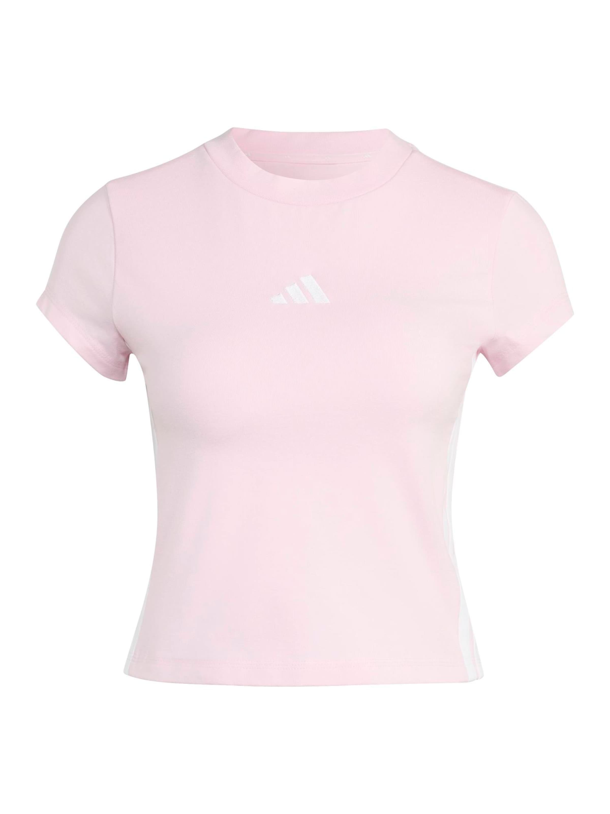 ADIDAS SPORTSWEAR Функциональная футболка в размере XS в Пастельно-розовый / Белый, Обзор товара