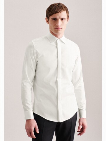 SEIDENSTICKER Slim fit Business Shirt in White