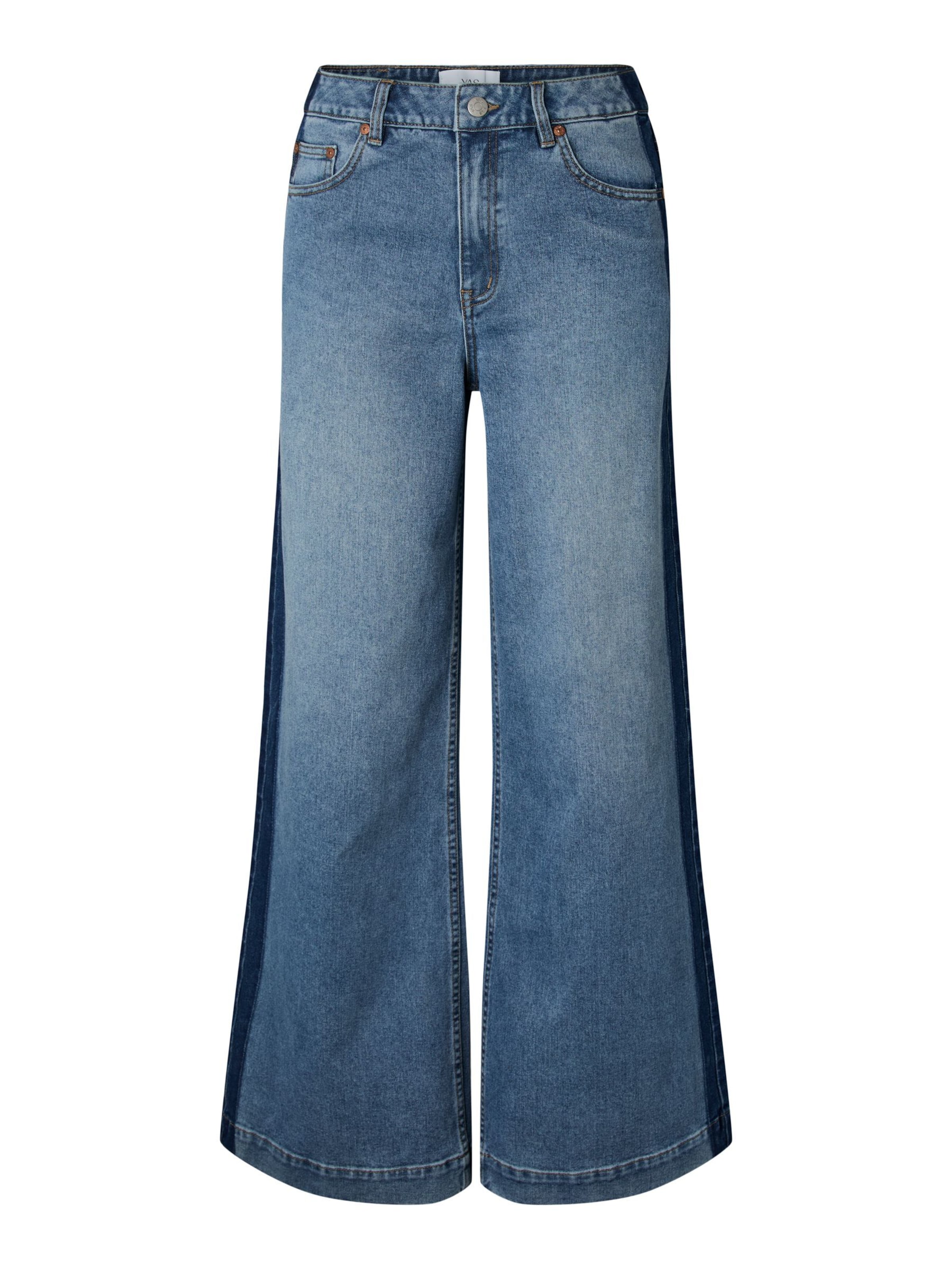 Wide leg Jeans di YAS in blu: frontale