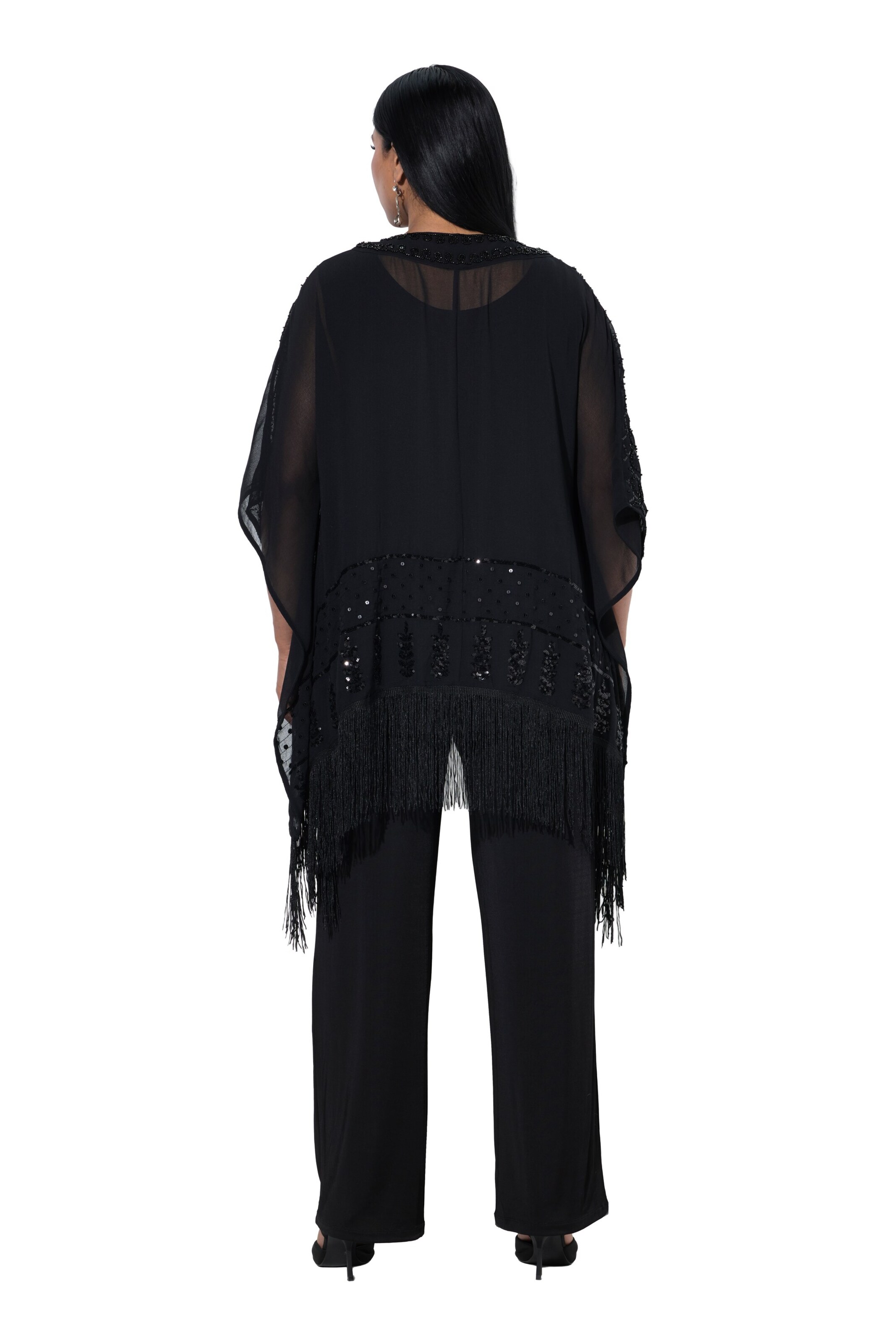 Ulla Popken Between-season jacket in Black