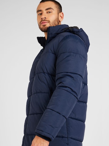 SELECTED HOMME Winterjas in Blauw