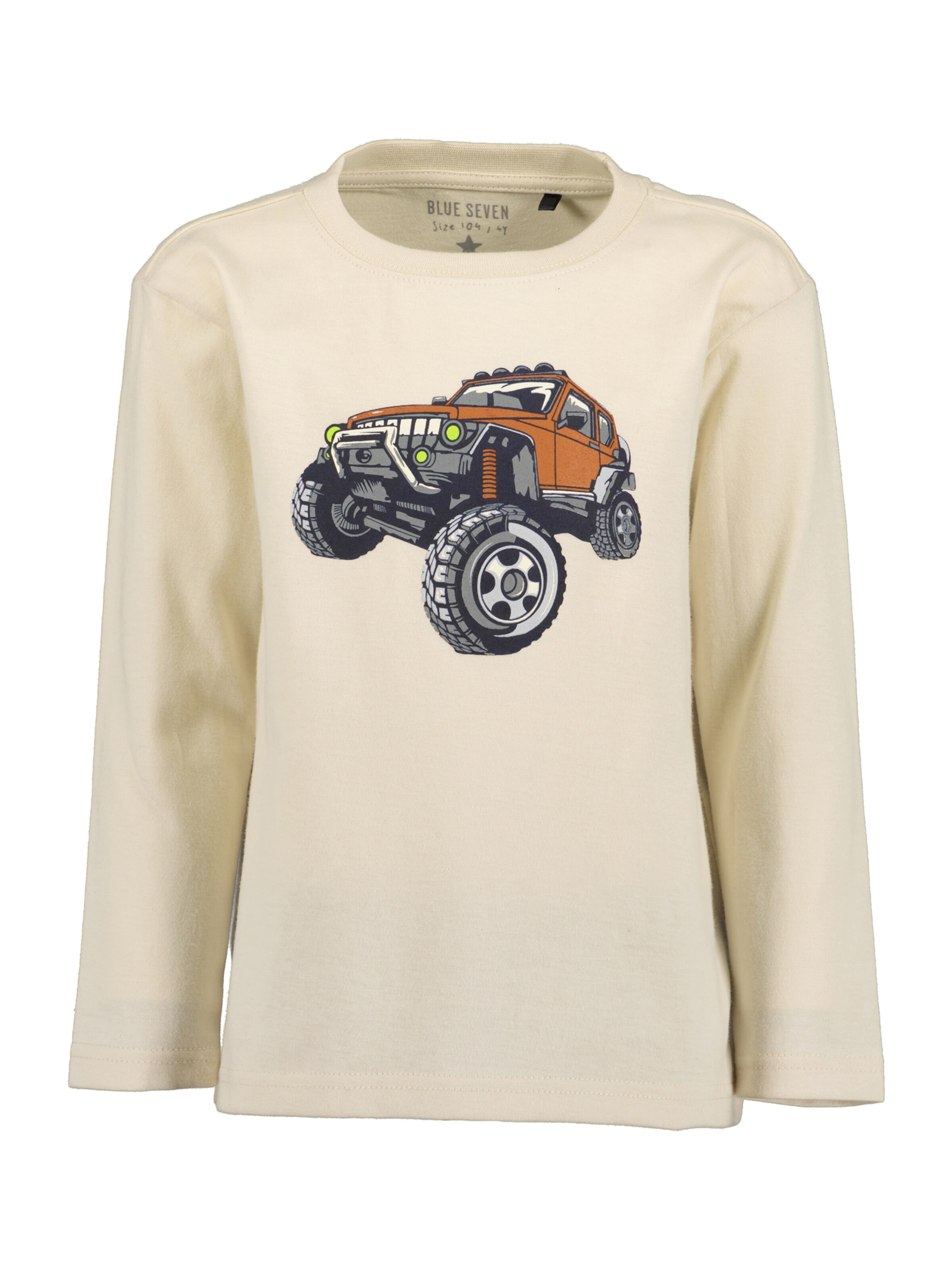 T-Shirt BLUE SEVEN en beige : devant