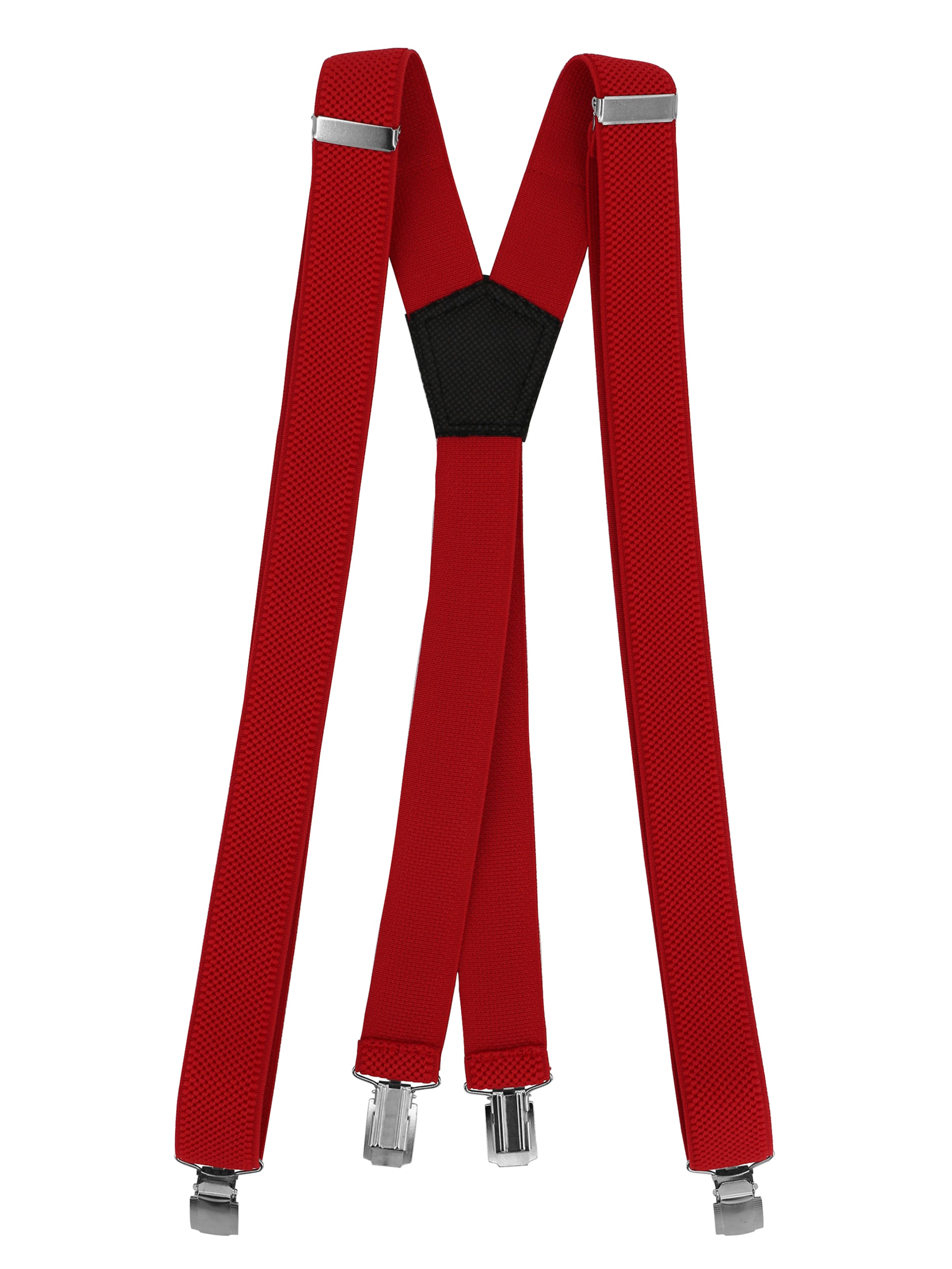 Fabio Farini Suspenders in Red: front