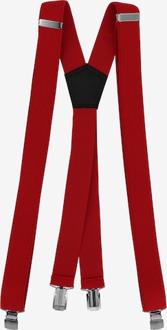 Fabio Farini Suspenders in Red: front