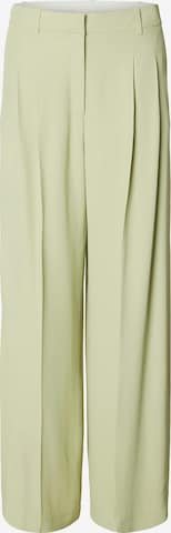 SELECTED Брюки со складками 'SLFELLIE' в Зеленый: спереди