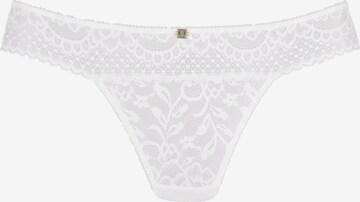 String di JETTE in bianco: frontale