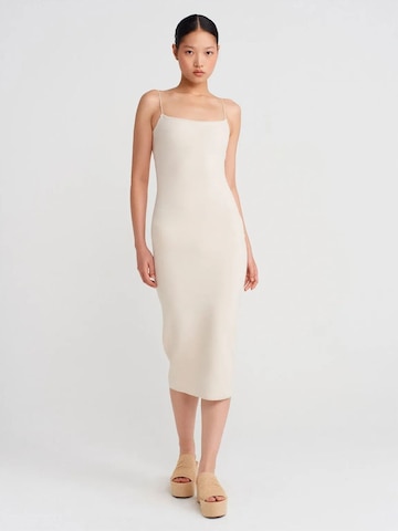 Dilvin Dress in Beige