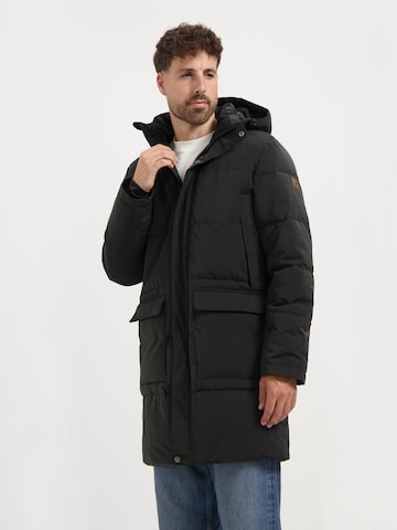Veste d’hiver 'Ladan' Travelin en noir : devant